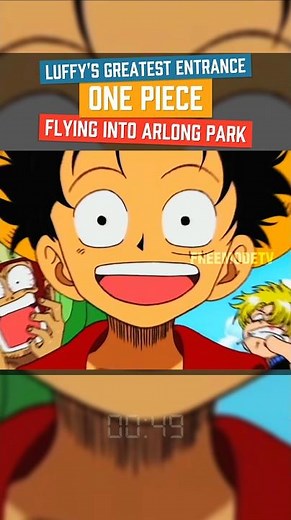 Luffy's Greatest Entrance #1: The Flying Boat 🍖🦈🤯 One Piece​