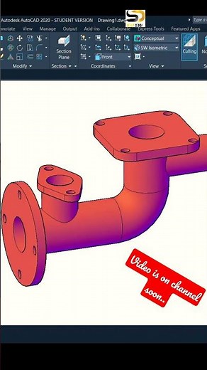 AutoCAD 3d | Autocad 3d tutorial for beginners | Autocad drawing|Cad design |Cad drawing| Selfdesign