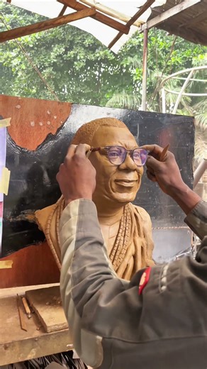 How to model bust with clay 2 #art #artist #sculpture #youtubeshorts