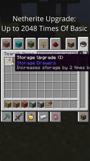 Storage Drawers Mod Showcases #minecraft #gaming #minecraftmemes