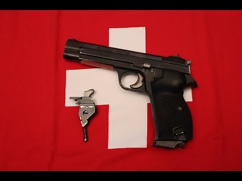 Sig P210 trigger adjustment english