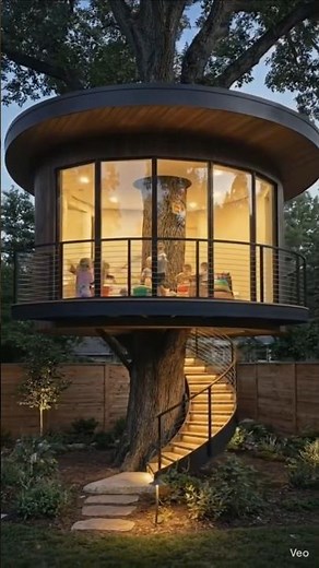 Luxury Backyard Treehouse Build | From Wooden Frame to Dream Tree House | AI Cinematic