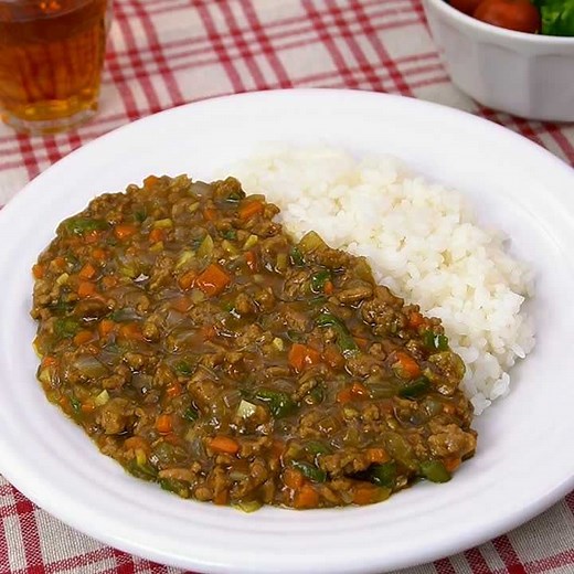 簡単！ カレールーのみで作るキーマカレーのレシピ動画・作り方 | デリッシュキッチン