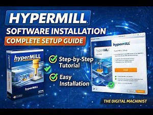 Hypermill CAD CAM Installation Step by Step Aerospace & Automobile Manufacturing Tutorial