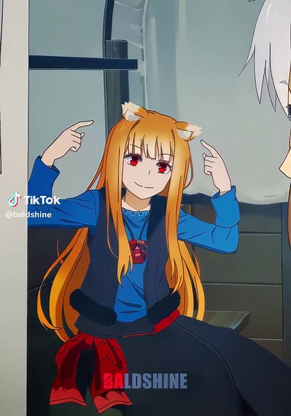 Cute wolf does something cute. ☺️ #anime #animeedit #spiceandwolf #holo