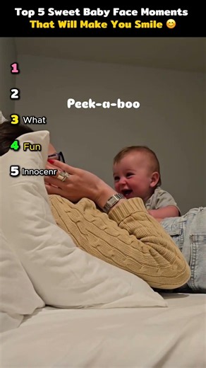 Top 5 Sweet Baby Face Moments That Will Make You Smile