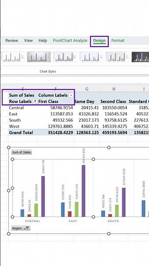 Pivot Charts in Excel Explained in 60 Seconds | Excel Visualization Tips 📊