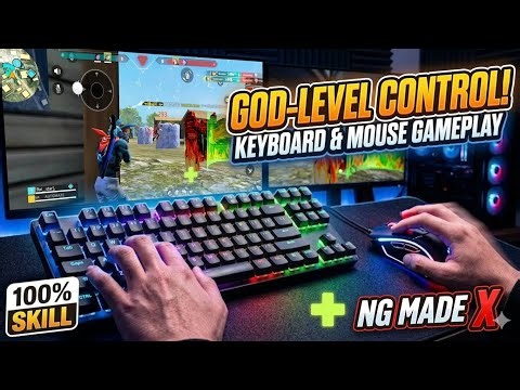 ff keyboard and mouse gameplay 🖱️⌨️#freefire #keyboard #ggmouseprogameplay #4in1gamingcombo #ff