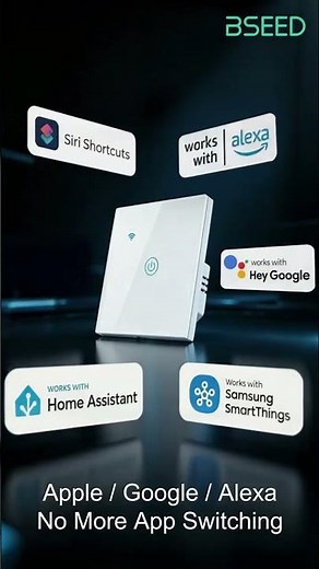 BSEED--Matter Wifi Light Switch #BSEED #smarthome #HomeAutomation #BSEED #TechTrends #shorts