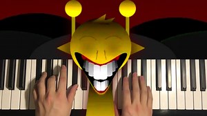 How To Play - Sprunki Horror Theme - Simon (Piano Tutorial Lesson) | AmosDoll Music