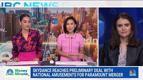 Skydance and National Amusements reach preliminary deal in Paramount merger