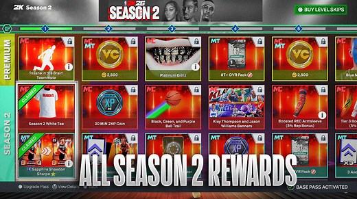 All NBA 2K26 Season 2 Rewards For MyTEAM & MyCAREER