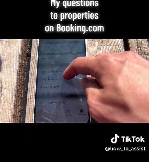My Questions to Properties on Booking.com