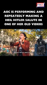 3.5K views · 19 shares | AOC is performing and repeatedly making a Heil Hitler salute in one of her old videos that is currently circulating on the internet | Canam Network | Facebook