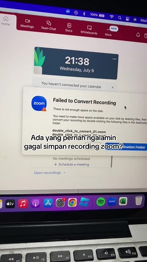 Cara Mengatasi Gagal Simpan Recording Zoom