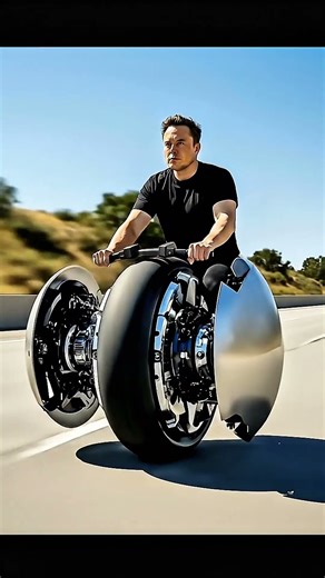 Elon Musk’s New Tesla Bike Will Shock You! 🤯⚡ Single Wheel to Super Bike | Future Is Here! #elonmusk