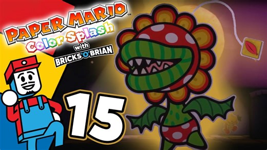Drinks and a show! - Paper Mario Color Splash with Bricks 'O' Brian