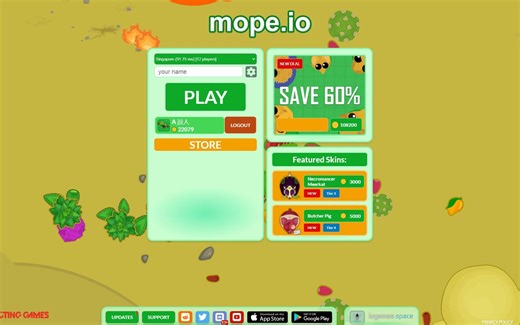 教你怎么玩私服//MOPE.IO