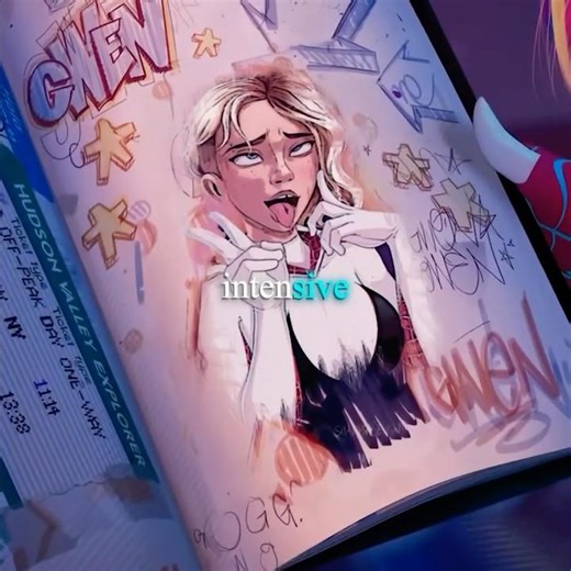 Gwen finds Miles SECRET drawings 🤯 (Across the spider-verse)