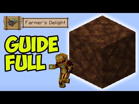 Minecraft Farmer's Delight RICH SOIL (FULL GUIDE) (2025)