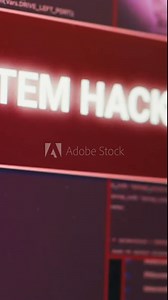 Vertical video Extreme close up shot of hacker uploading USB flash drive into PC. Scammer using storage device containing data obtained from victims after tricking them into installing ransomware