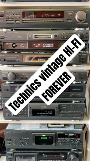 Technics Hi-Fi Stack: Look at this Beauty! #vintageaudio #technics #hifi #retro