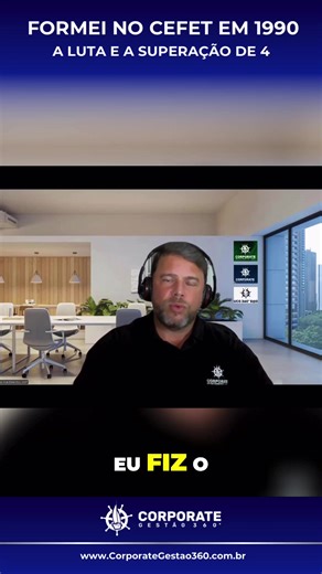A história da Corporate Gestão 360° começa com a trajetória de seu CEO, Robson Campos. Desde muito cedo, o empreendedorismo esteve presente em sua vida. Aos 7 anos de idade, Robson já trabalhava vendendo ingressos de circo e parque, aprendendo na prática o valor do esforço, da responsabilidade e do compromisso com resultados. Aos 11 anos, deu seus primeiros passos como empreendedor, realizando manutenção em computadores MMX — os primeiros computadores pessoais — e, em seguida, expandindo para a 