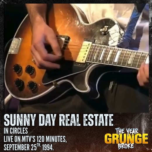 SUNNY DAY REAL ESTATE - In Circles - Live on MTV's 120 Minutes, September 25th, 1994. In Circles is from the band's 1994 debut album, Diary, released on Sub Pop Records. Sunny Day Real Estate was formed in Seattle in 1992 by Dan Hoerner, Jeremy Enigk, William Goldsmith, and Nate Mendel. In 1995, Dave Grohl poached the rhythm section of Mendel and Goldsmith, convincing them to join his new project, Foo Fighters. The band remains active despite periods of inactivity. In January 2022, they announce