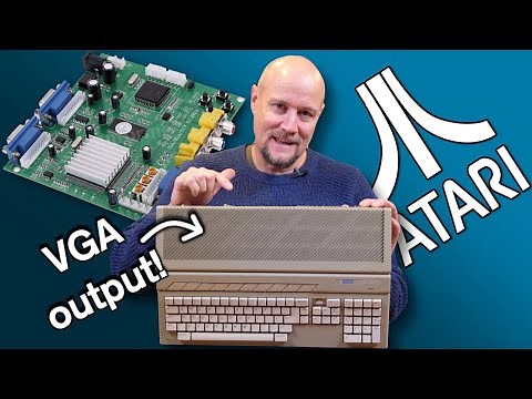 Atari ST - RGB to VGA conversion - The DEFINITIVE video solution using GBS8220
