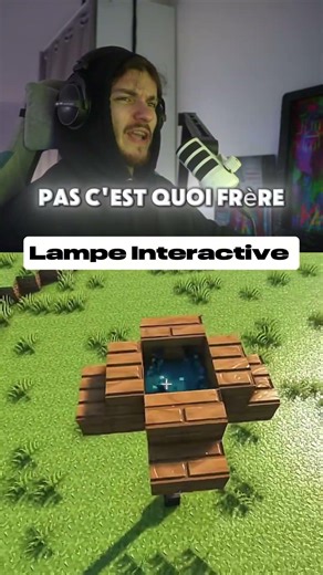 Lampe Interactive sur Minecraft 😭🙏 #minecraft #minecraftshorts