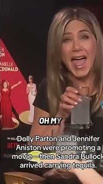That unexpected entrance happened during Dolly Parton and Jennifer Aniston's 2018 Access Interview