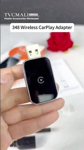 How to Use: 348 Wireless CarPlay Adapter for iPhone Convert Wired to Wireless #caraccessories