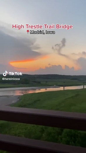 Exploring the High Trestle Trail Bridge in Madrid Iowa