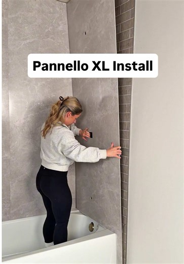 Affordable Bathroom Remodel with Pannello XL Panels