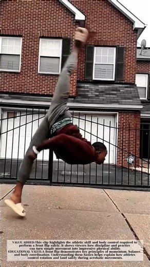 Street Front Flip in Action: Balance, Power, and Precision! #shorts