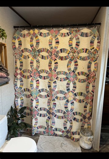 Transforming Vintage Quilts into Stunning Shower Curtains