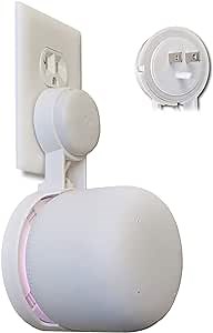 Nest WiFi Point Genie: The Simplest Lowest Profile Outlet Holder Mount for Google Nest WiFi Point | Reinforced Support | Great Sound | Open Access | No Messy Screws! (1-Pack)