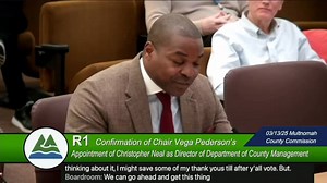 The MultCo Board unanimously approves Christopher Neal, the Port of Portland’s 'PDX Next’ Director, as Multnomah County Chief Operating Officer. More: link.multco.us/board-confirms-neal | Multnomah County, Oregon