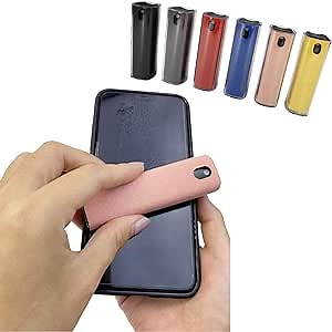 Screen Cleaner Spray Kit for Cell Phones Computer Laptop Tablets TV and Car Screens Touchscreen Mist Cleaner with Cleaning Liquids and Microfiber Cloth (Pink)