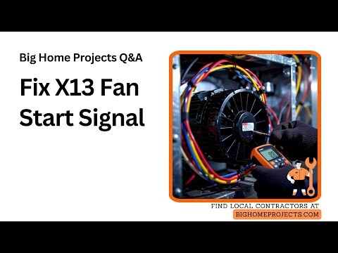 X13 Control Signal Troubleshooting for 24V Start Problems