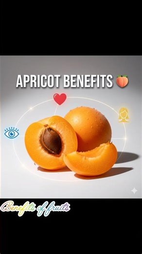 Apricot Benefits 🍑 | Best Fruit for Eyes, Skin & Heart! ❤️