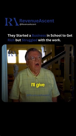 RevenueAscent | Business • Income • Growth on Instagram: "Stop Scrolling — Hard Work Does NOT Guarantee Profit in Business 💼📉 Many entrepreneurs believe working harder automatically leads to more money. This mindset is one of the most common causes of business failure and financial burnout. A powerful example comes from The Middle, where three teens start a small business dreaming of easy profits. They accept a $100 job to remove a tree stump, assuming effort equals income. But reality hits: •