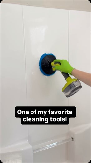 27K views · 1K reactions | If you’ve never used a drill brush scrubber… you’re missing out. This thing saves your arms and scrubs way faster than doing it by hand. It is a total game changer! The one I keep in my kit is from Ryobi, but do you need a specific one like I’m using in the video? Nope! You can grab a cheap brush attachment on Amazon and use the drill you already have. Quick, easy, and way more satisfying than scrubbing by hand. 識 | Clean That Up | Facebook