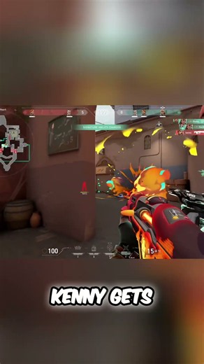 Valorant Eco Round Ace: Ducky Dominates with 4 Kills! #shorts