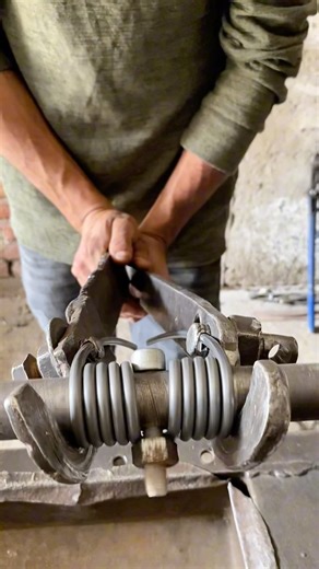 Manual Spring Making That Needs Steady Hands ⚙️🔥#shorts