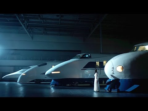 Yuriko Yoshitaka appears in the Tokaido Shinkansen 60th Anniversary Commemorative Commercial (Mak...