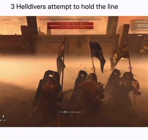 Samurai Ridgy on Instagram: "Hold the line push them back #xbox #playstation #pc #helldivers2 #helldivers2gameplay"