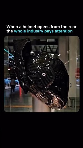 This Helmet Opens From the BACK?! The Future of Bike Safety!