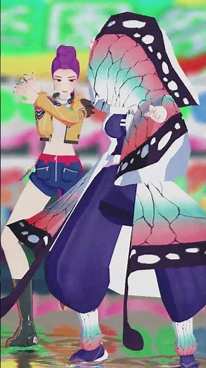 WHY MONA - WANNABE💋Kpop Demon Hunters X Demon Slayer MMD