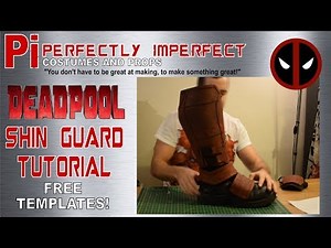 Deadpool Shin Guards tutorial - FREE TEMPLATES!
